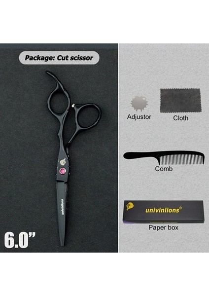 6004HEI-CUT Stili 6" Univinlions Profesyonel Kuaför Berber Tg Ors Saç Kesimi Güzellik Salonları Japon Kuaförlük Ors (Yurt Dışından)