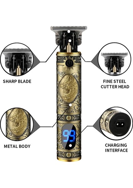 Stil-2-C Stili Zqzq Saç Düzeltici Erkekler Için Saç Kesme Makinesi, Saç Kesici Clipper Electr Saç Düzeltici Machin Şarj Edilebilir Kuaför Saç Kesme Makinesi (Yurt Dışından) fırsatları