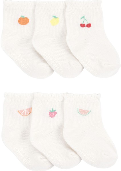 Kız Bebek Çorap Set 6'lı Paket