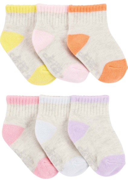 Kız Bebek Çorap Set 6'lı Paket