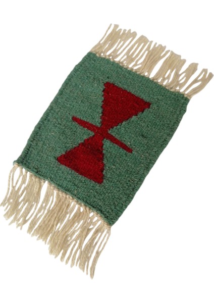 El Yapımı Özel Tasarım Minik Kilim-Bardak Altlığı