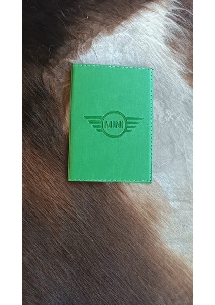 Mini Cooper Deri Dikişli Araç Ruhsat Kılıfı Kabı Ruhsatlık Ruhsat Koruyucu