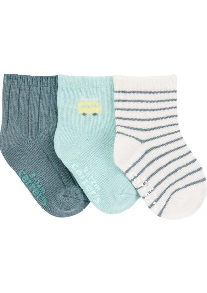 Erkek Bebek Çorap Set 3'lü Paket