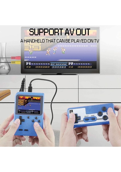 Taşınabilir Mini Psp Retro 400 Oyun Yüklü Oyun Konsolu Mini Atari