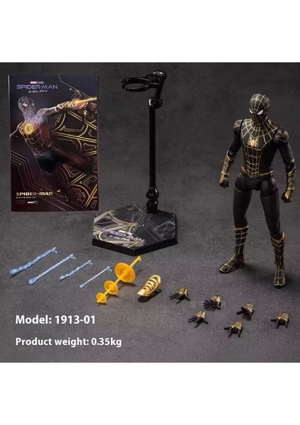 Marvel Yenilmezler Demir Adam Kaptan Amerika Örümcek Adam Yok Edici Hulk Venom Maket Oyuncaklar (Yurt Dışından)