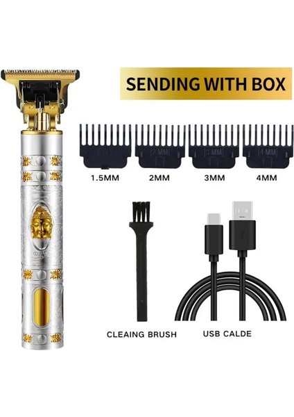 C07 Tarzı Yeni T9 Profesyonel Saç Düzeltici Erkekler Için Sakal Düzeltici Elektrikli Saç Kesme Makinesi Lityum Saç Kesme Makinesi Erkek Tıraş Makinesi (Yurt Dışından)