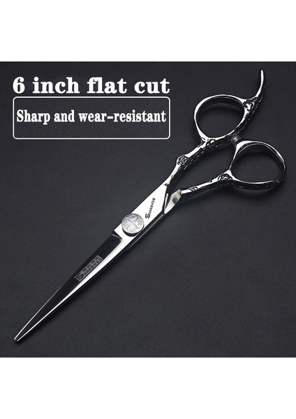 6 Inç Kesme Stili 5..5 Inç Profesyonel Kuaför Veya Japaalon Makası Berber Dükkanı Kesme Makası Seti Jilet Kuaförlük Veya (Yurt Dışından)