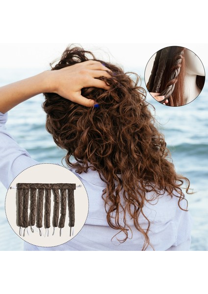 Leopar Tarzı Saç Maşaları Yumuşak Uyku Yastığı Saç Silindirleri Seti En Iyi Esnek Köpük ve Sünger Sihirli Saç Bakımı Diy Saç Şekillendirme Aracı (Yurt Dışından)