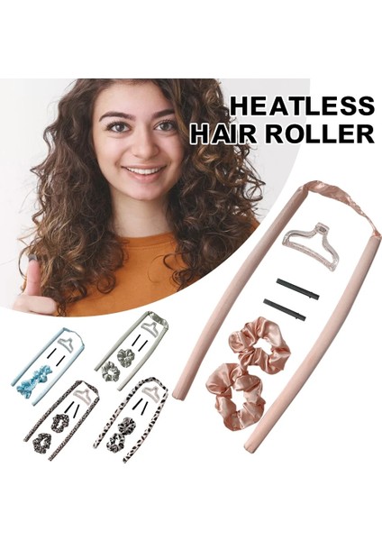 No.8 Stili Uzun Saçlar Için Isısız Saç Maşaları Saç Bağları ve Klipleri ile Isısız Kıvırma Çubuğu Kafa Bandı Saç Şekillendirme Seti (Yurt Dışından) fırsatları