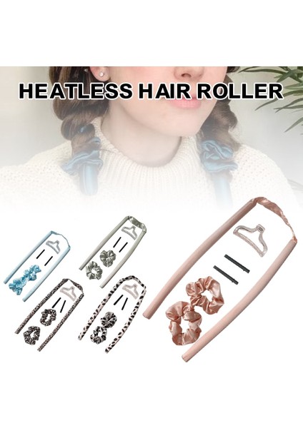 No.8 Stili Uzun Saçlar Için Isısız Saç Maşaları Saç Bağları ve Klipleri ile Isısız Kıvırma Çubuğu Kafa Bandı Saç Şekillendirme Seti (Yurt Dışından) indirimleri