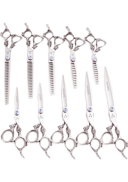 9107 Yin Ya 7.5 Stili Saç Ors Profesyonel Kuaförlük Berber Veya Kesme Tg Pet Makası Köpek Bakımı Ors Set 9107# (Yurt Dışından) modelleri