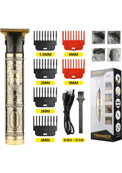 Mor Tarzı 2023 Yeni Sıcak Satış Retro T9 Saç Kesme Makinesi Erkekler Elektrikli Tıraş Makinesi USB Şarj Edilebilir Saç Kesme Makinesi Sakal Kesme Makinesi Saç Kesme Makinesi (Yurt Dışından)