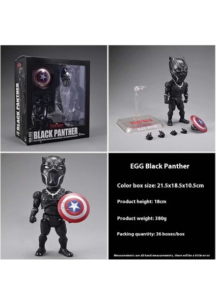 Avengers Egg Serisi Büyük Kafa Model Figür Oyuncaklar (Yurt Dışından)