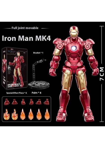 Marvel Iron Man Süs Eşyalarının Anime Modelinin Birleştirilmiş Versiyonu (Yurt Dışından)