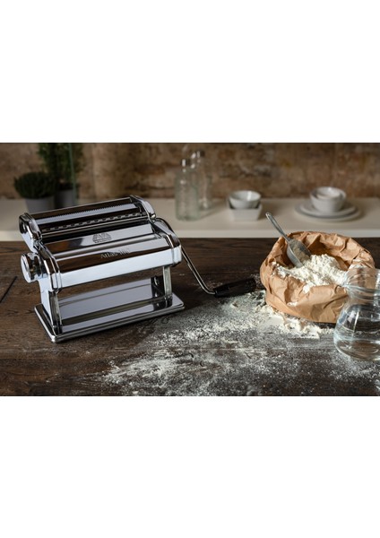 Orjinal Marcato Atlas 180 mm Erişte Makarna Makinası Erişte Kesme Makinası fiyatları