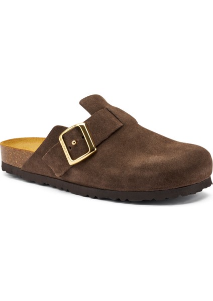 Kadın Terlik 17D5 Frau Velour-S T.moro (Dark Brown)