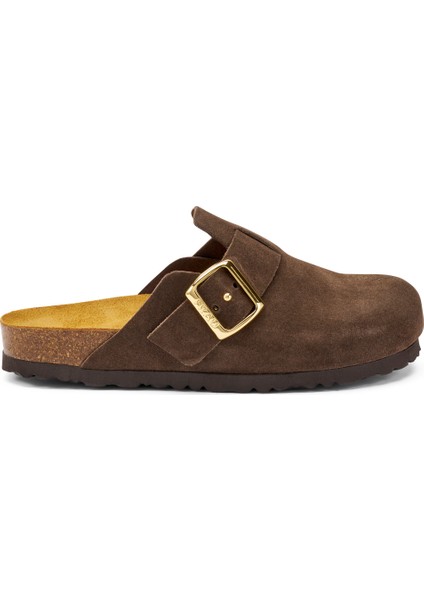 Kadın Terlik 17D5 Frau Velour-S T.moro (Dark Brown) fiyatları