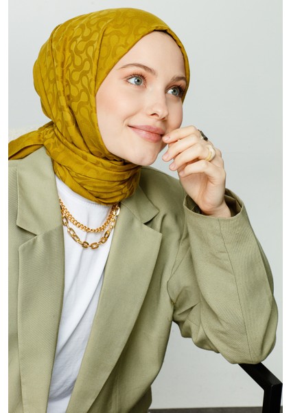 Bloom Desen Şal - Safran