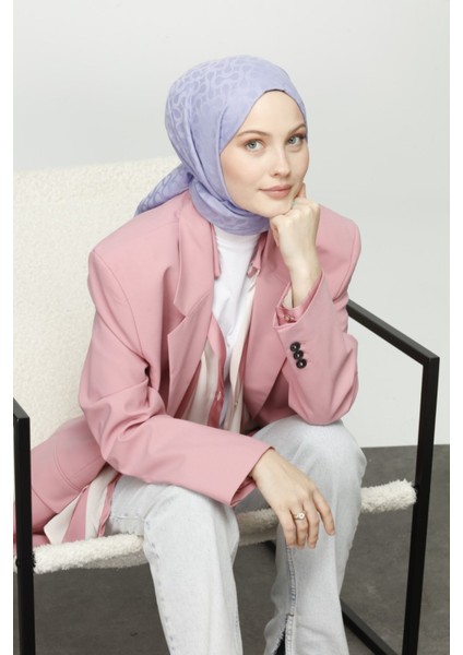 Bloom Desen Şal - Leylak