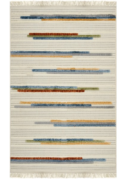 Soft Harmony Multi Halı - Beyaz / Renkli - 120X180 cm