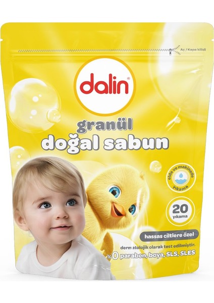 x 2 Paket Granül Doğal Sabun 1000GR