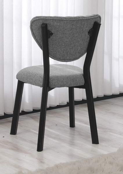 Elma Keten Mutfak Sandalyesi Yemek Odası Kafe Restoran Çizgili Sandalye Silinebilir modelleri