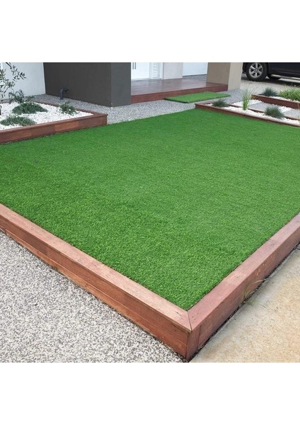 Çim Halı Suni Yapay 7 mm Dekoratif Kesme Kaymaz Balkon Bahçe Teras Yeşil Renkli Halı fırsatları