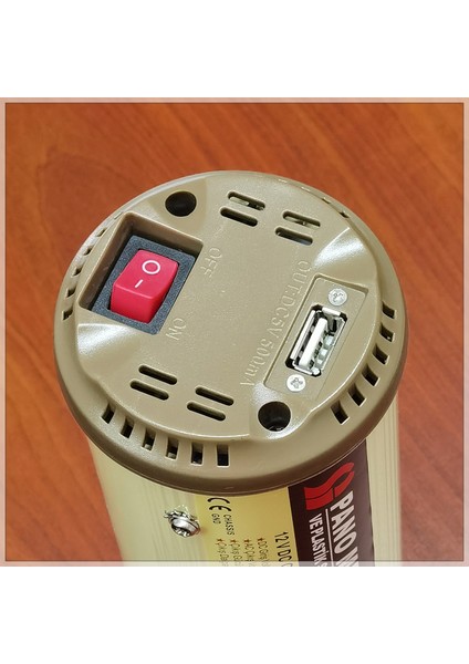 Çakmaktan 12 Volt 220 Volt 150 Watt USB'li İnverter Dönüştürücü
