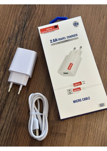 Micro Uyumlu Telefonlar Için Şarj Aleti 2.6A S-27 fiyatları