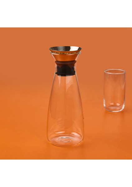Akıllı Kapak Cam Sürahi - Şeffaf - 1 Lt
