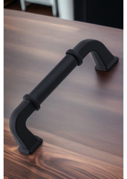 Alfa Metal Siyah Kulp 96 mm 9.6 cm Mobilya Çekmece Kulplar Mutfak Dolabı Dolap Kapak Kulpu fırsatları