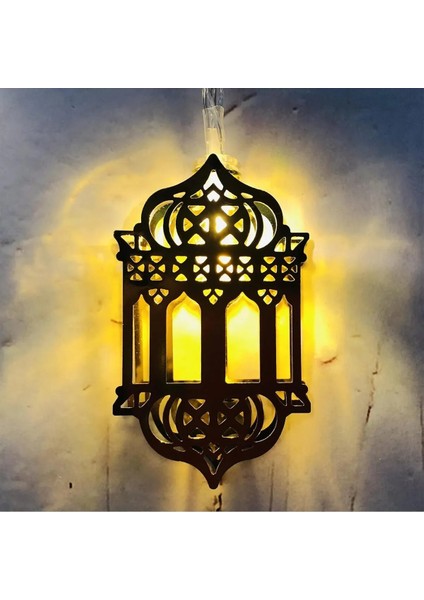 2 Metre LED Işıklı 10'lu Ramazan Işık Zinciri Dekoratif Pilli Aydınlatma Ev Dekorasyonu Süsleme fırsatları