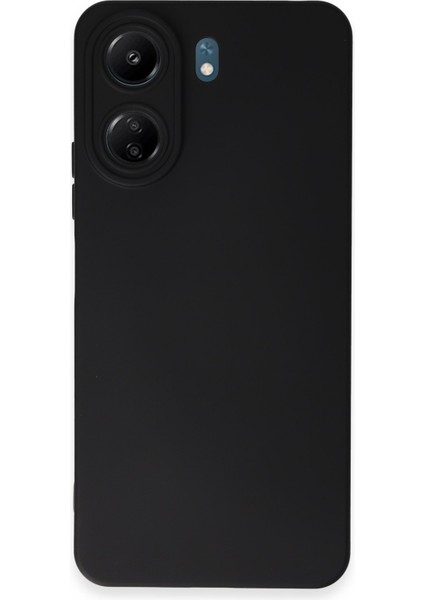 Newface Xiaomi Poco C65 Kılıf Yumuşak Silikon Kılıf - Siyah