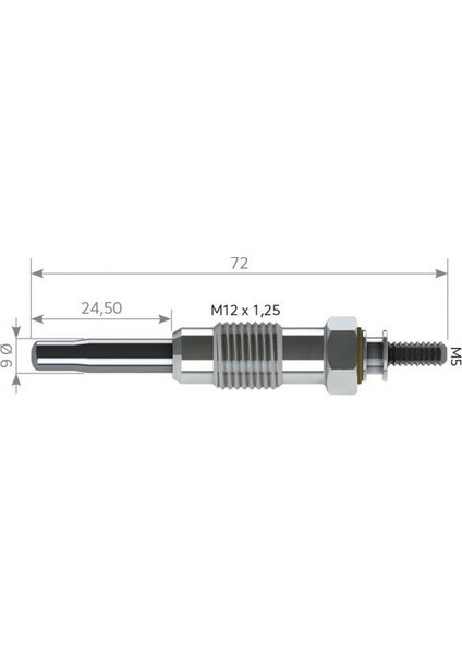 11V KIZDIRMA BUJİSİ FORD-MERCEDES-OPEL-PEUGEOT (ET.1 GERMANY)