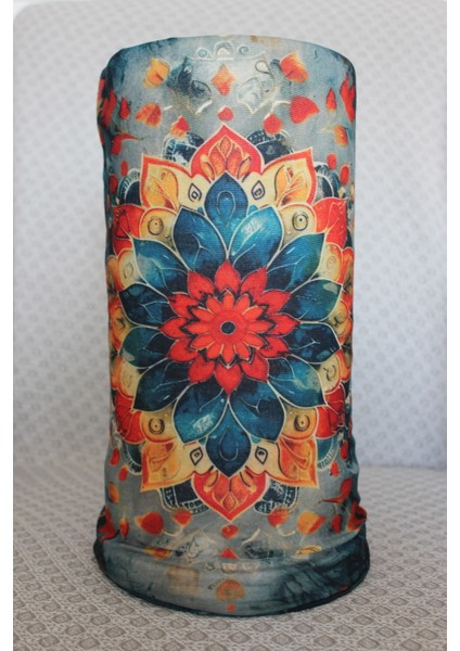 Mandala Desenli Boyunluk Baf Bandana
