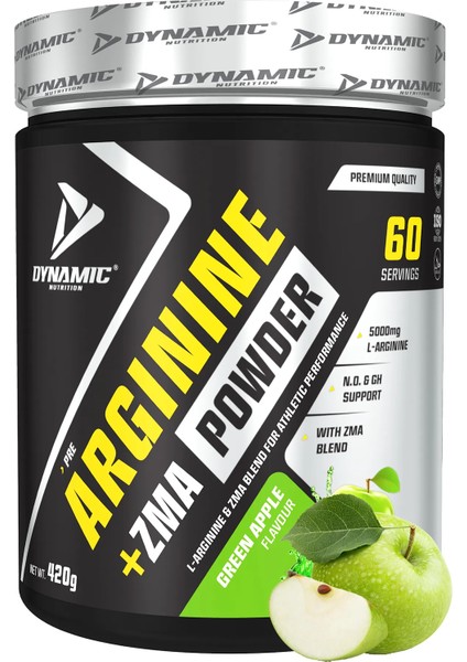 Arginine Zma - 420 G - 60 Servis Yeşil Elma Aromalı