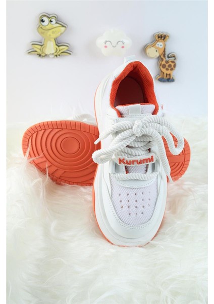 Unisex Çocuk Spor Ayakkabı Kuromi Spor Ayakkabı Özel Tasarım Bağçıklı ve Cırtlı Çocuk Sneaker Spor