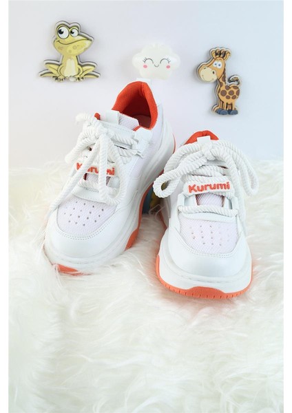 Unisex Çocuk Spor Ayakkabı Kuromi Spor Ayakkabı Özel Tasarım Bağçıklı ve Cırtlı Çocuk Sneaker Spor