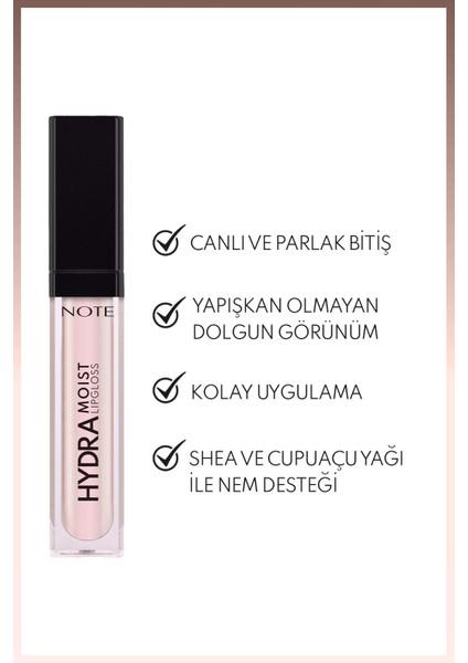 Hydramoist Lipgloss Nemlendirici Dudak Parlatıcısı - 11 Only You - Işıltılı