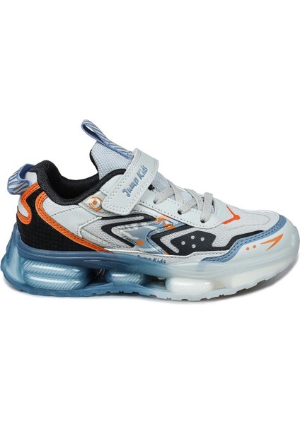 31053 Çocuk Sneaker Spor Ayakkabı Gri / Oranj