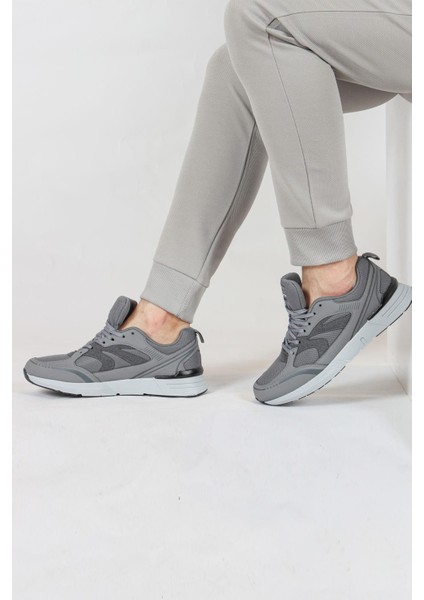 30707 Gri Erkek Sneaker Spor Ayakkabı modelleri