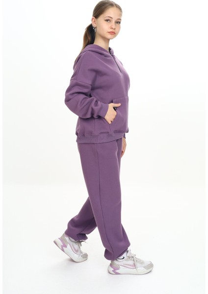 Kız Çocuk Kapüşonlu Eşofman Takım modelleri