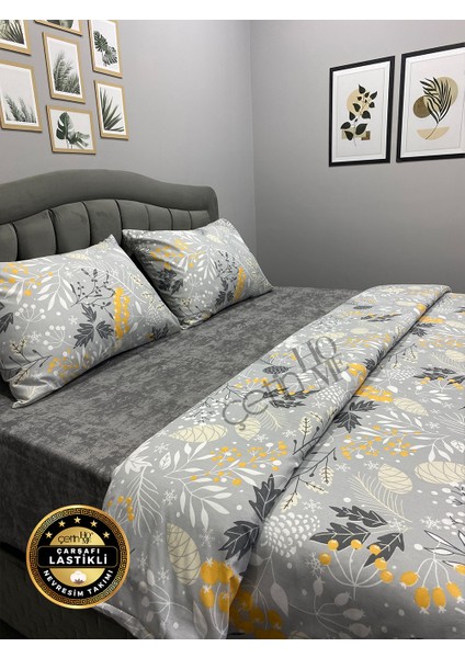 Çetinhome Çarşafı Lastikli Çift Kişilik Nevresim Takımı Kış Masalı modelleri