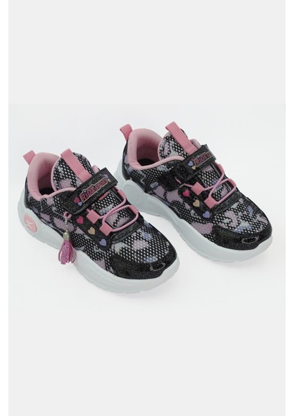 Rixo Çocuk Kolay Giyim Cırtlı Sneaker Spor Ayakkabı