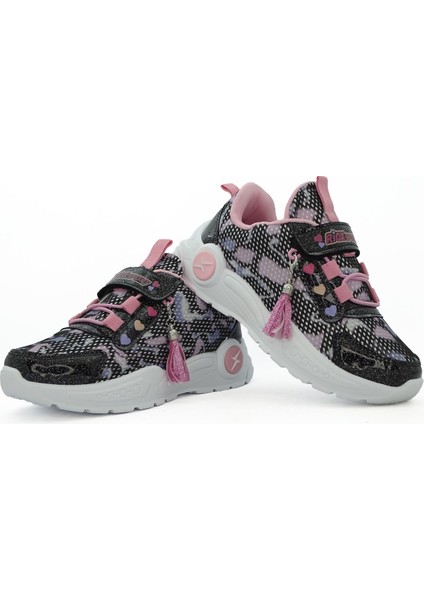 Rixo Çocuk Kolay Giyim Cırtlı Sneaker Spor Ayakkabı