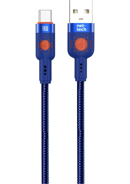 NT-DC31 18W Plastik 100 cm Type-C Şarj ve Data Kablosu