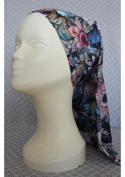 Yıldız Çiçekli Desenli Boyunluk Baf Bandana fırsatları