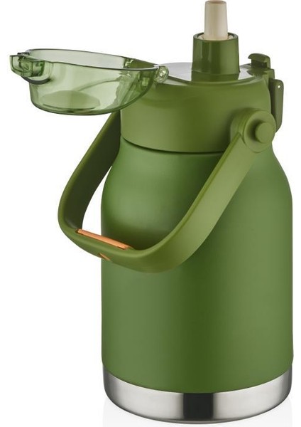 Çelik Termos Matara Phone Holder 1000ML Yeşil fiyatları