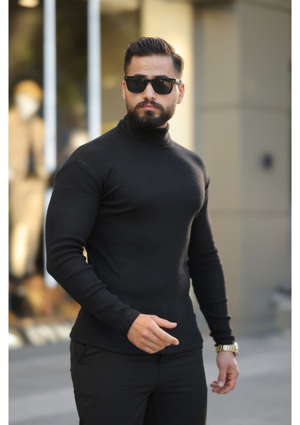 5'li Paket Erkek Boğazlı Balıkçı Triko Kazak modelleri