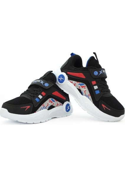 Rixo Çocuk Kolay Giyim Cırtlı Sneaker Spor Ayakkabı